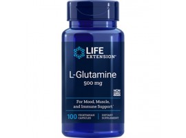 Life Extension L-Glutamine 500mg, 100 capsules